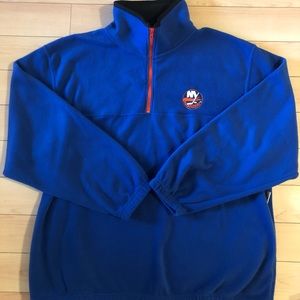 NY islanders quarter zip jacket
